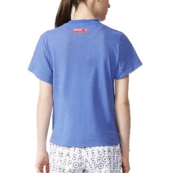 STELLASPORT ADIDAS AA2355 SC Aeroknit TEE BOBLUE Shirt TOP ( M ) - Picture 2 of 2